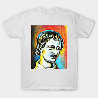 Giordano Bruno Abstract Portrait | Giordano Bruno Artwork 3 T-Shirt